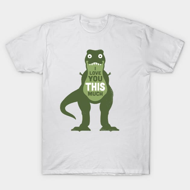 Amourosaurus T-Shirt by David Olenick